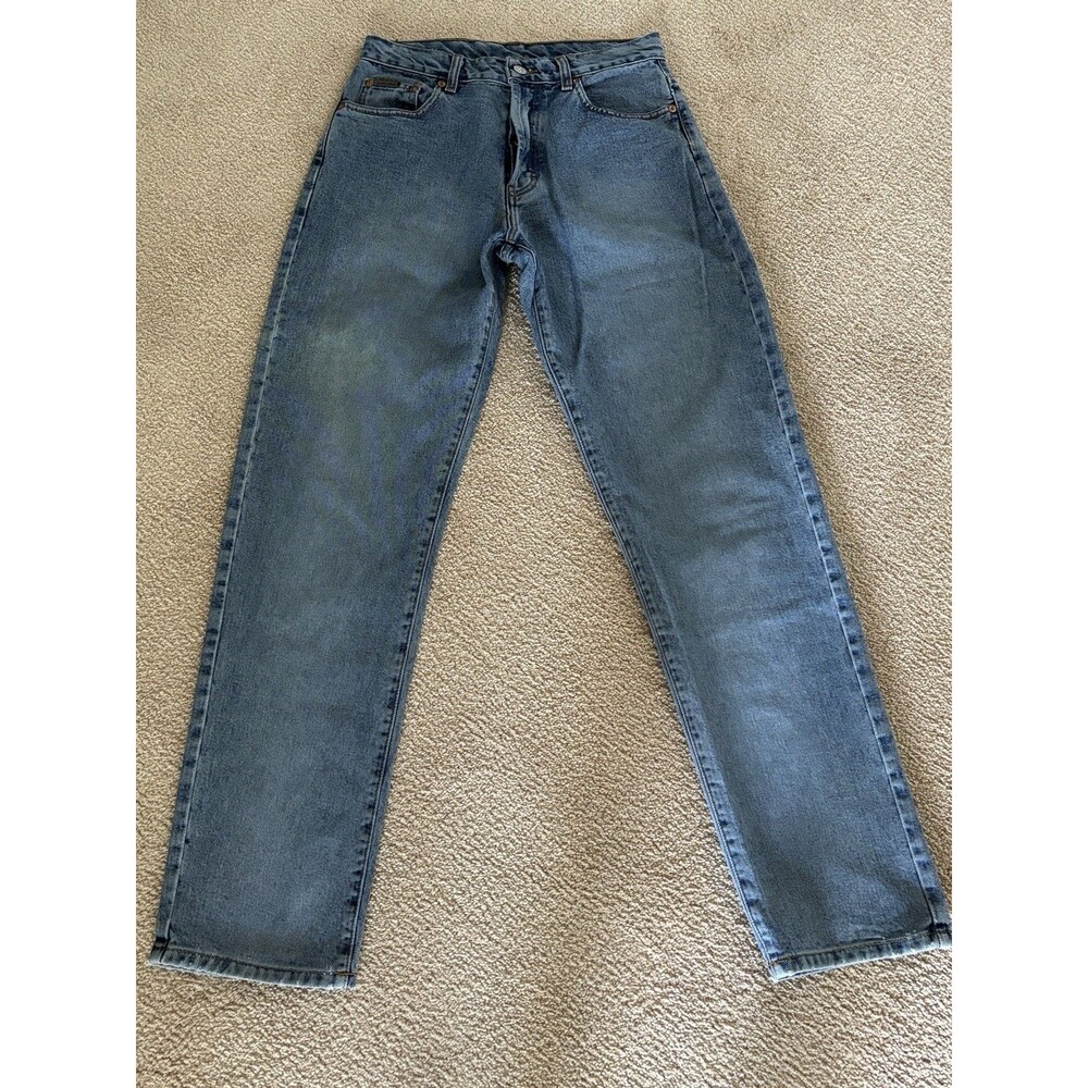 Vintage 90s Calvin Klein Easy Fit Jeans Sz 7 Sandblast Blue